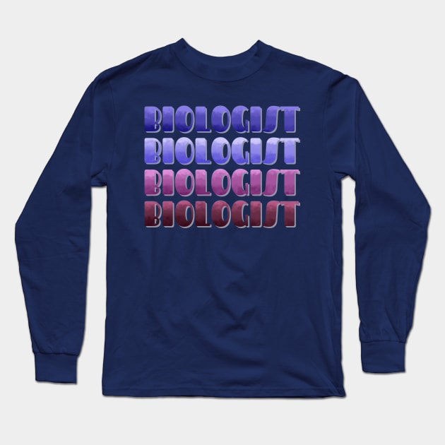 Biologist Long Sleeve T-Shirt by LM Designs by DS